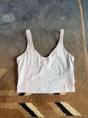 lululemon athletica Light Pink Crop Tank Top
